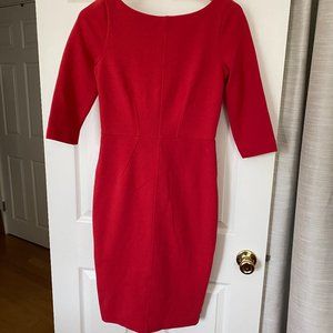 Red Cotton Boden Dress